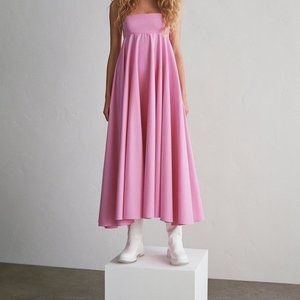 Zara Pink Poplin Dress